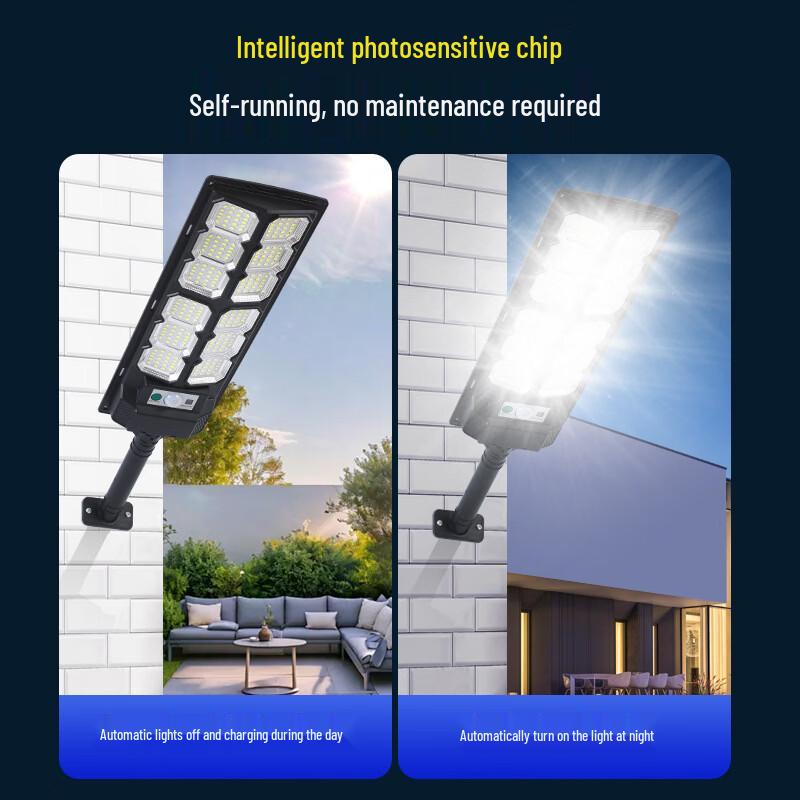 OEING Ultra-Bright Dual-Sided Solar Street Light