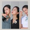 Mini Belt Fan Portable Clip-On Small Fan with 360 Degree Swivel Clip Bladeless Safety Design 3-Speed Silent USB-C Rechargeable Wearable Personal Fan