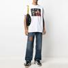 Off-White Caravaggio Slim Tee White Men Tops OMAA027R21JER0040125