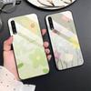 Flowers And Plants Case For Samsung Galaxy A71 A72 A70 A73 A53 A13 5g A03 A22 A21s A03 Core A42 A52 Glass Cover Coque Capa