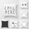Black Line Decorative Pillowcase Living Room Office Ornaments Home Pillowcase