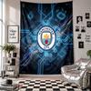 Arazzo da parete Manchester City Decorazione per la casa Tessuto da appendere a parete per camera da letto Soggiorno Sfondo
