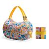 Nylon Foldable Shopping Bag With Large Capacity Waterproof Tote For Grocery Use
