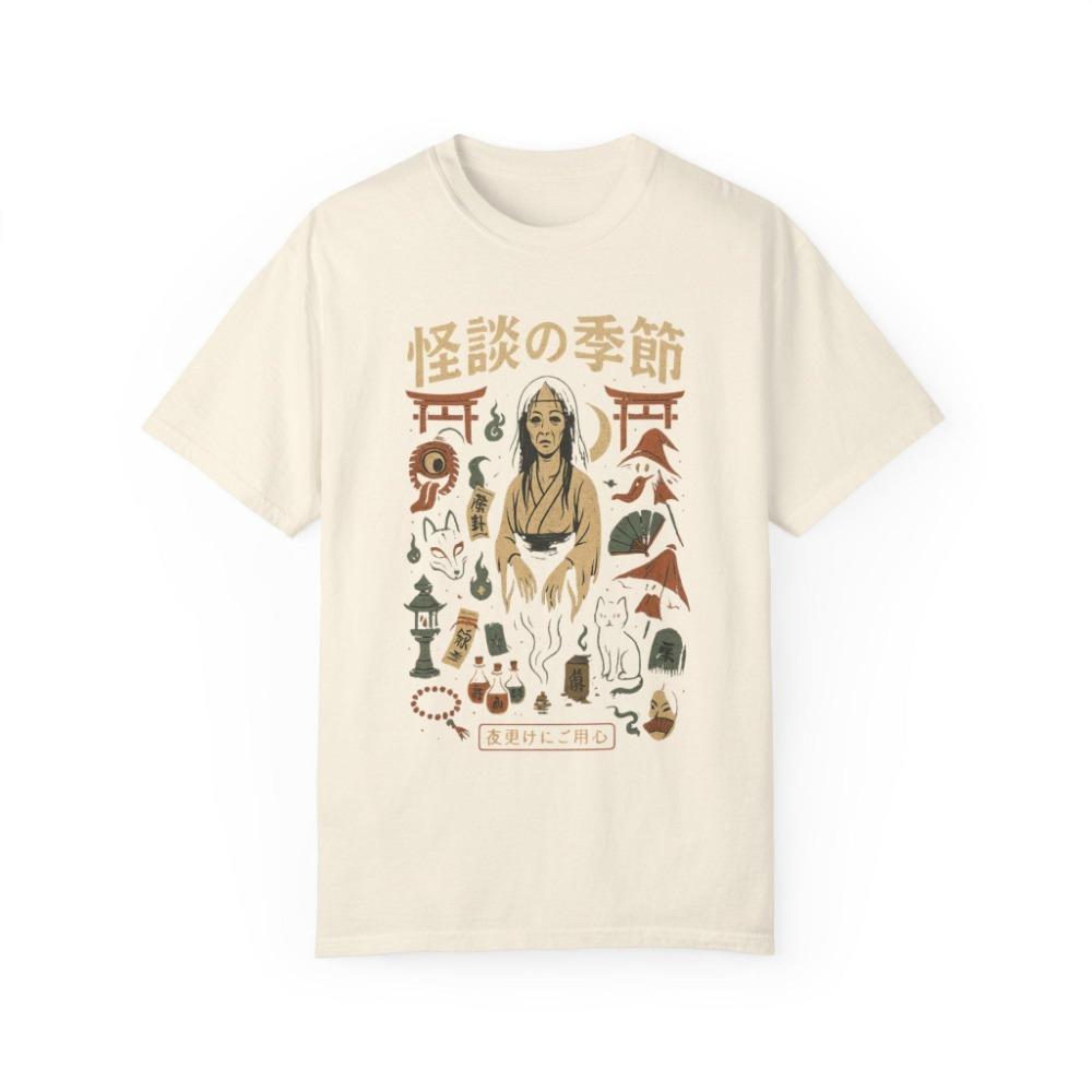 

Season of Ghost Stories Comfort Colors 1717 TShirt Unisex Graphic Tee Casual Wear Japan Horror Gift for Her Gift for Him 4XL