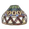 8 Inch Creative Stained Glass Peacock Lampshades Replacement, Only Handmade Phoenix Tail Vintage Lamp Shade,  for Pendant Light