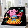 Pocoyo Theme Printed Blanket - Perfect for Couch, Bed, Travel & Outdoor Use | Machine Washable, Cozy & Durable.