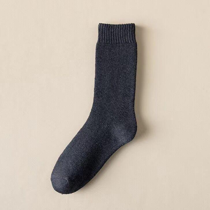 Women's Velvet Thick Winter Socks - Mid-Tube Warm Terry Floor Socks