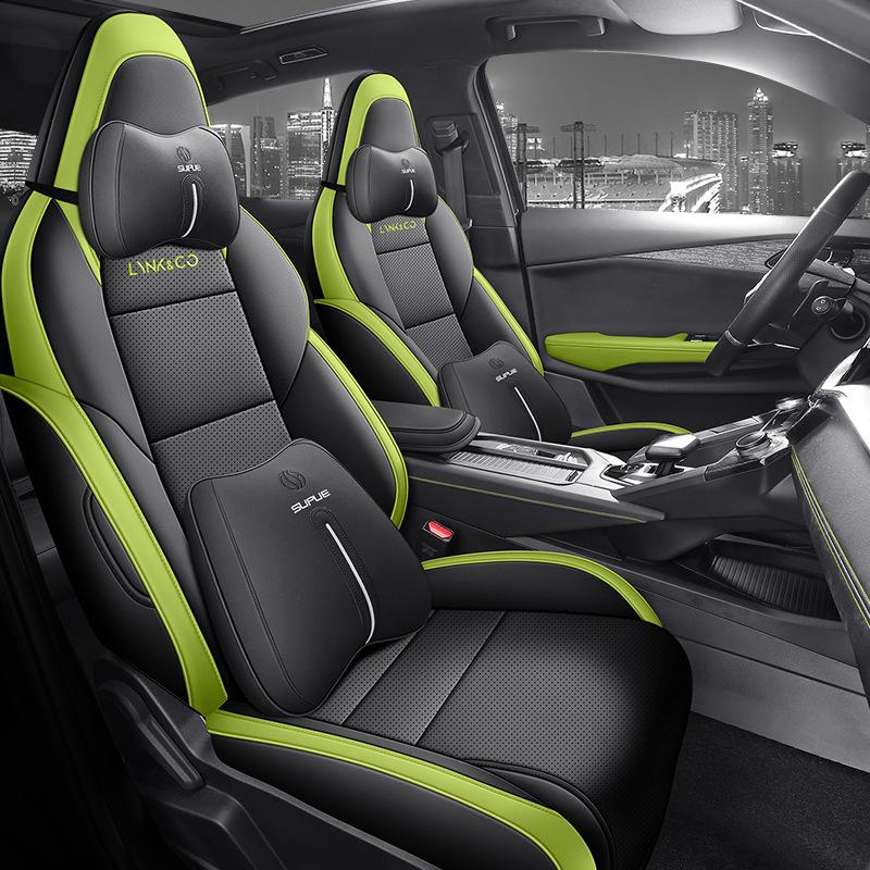 Lynk&Co 03 All-Season Leather Seat Cover for Five-Seater - Universal Full Coverage