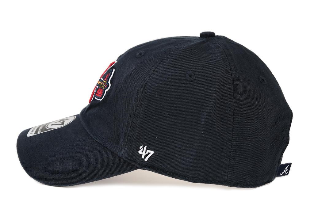 47 Brand Cap 47 CLEAN UP Atlanta Braves NAVY 2
