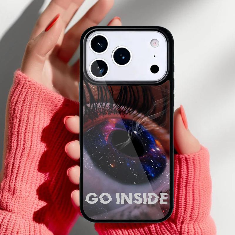 Eye Space Galaxy Mystery Art Phone Case for iPhone 17 16 15 14 13 Pro Max Back Cover for 12 11 Pro Coque