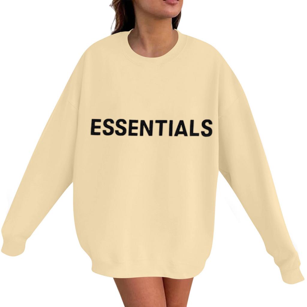 Unisex Printed Round Neck Long Sleeved Loose Fitting Long Sleeved Casual Long Sleeved Top Hoodie