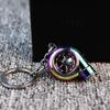 Metal Turbines Keychain Offering LED Illuminations Stylish Key Pendant Suitable for Camping and Nighttime Activities