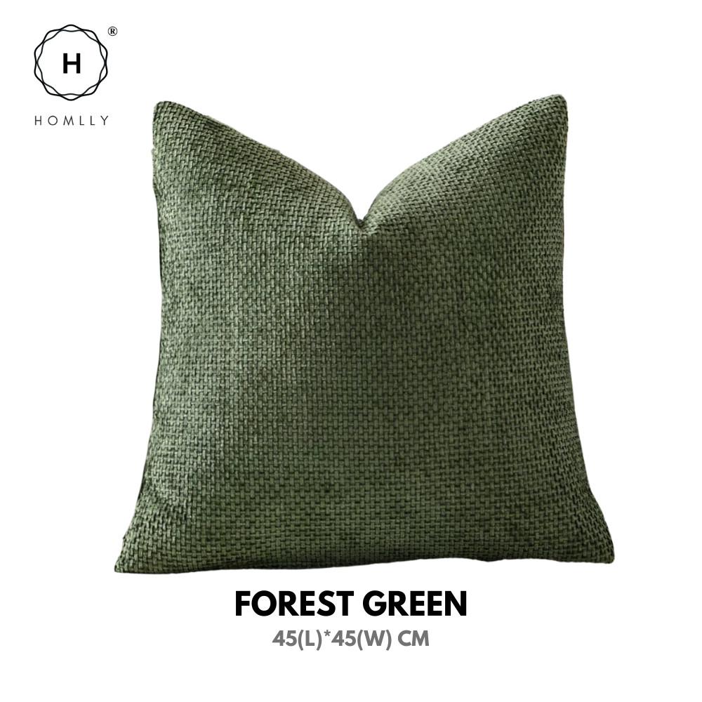 HOMLLY Sadii Teksturowana Poszewka na Poduszkę Dekoracyjną z Chenille (45 x 45 cm) X2SZT