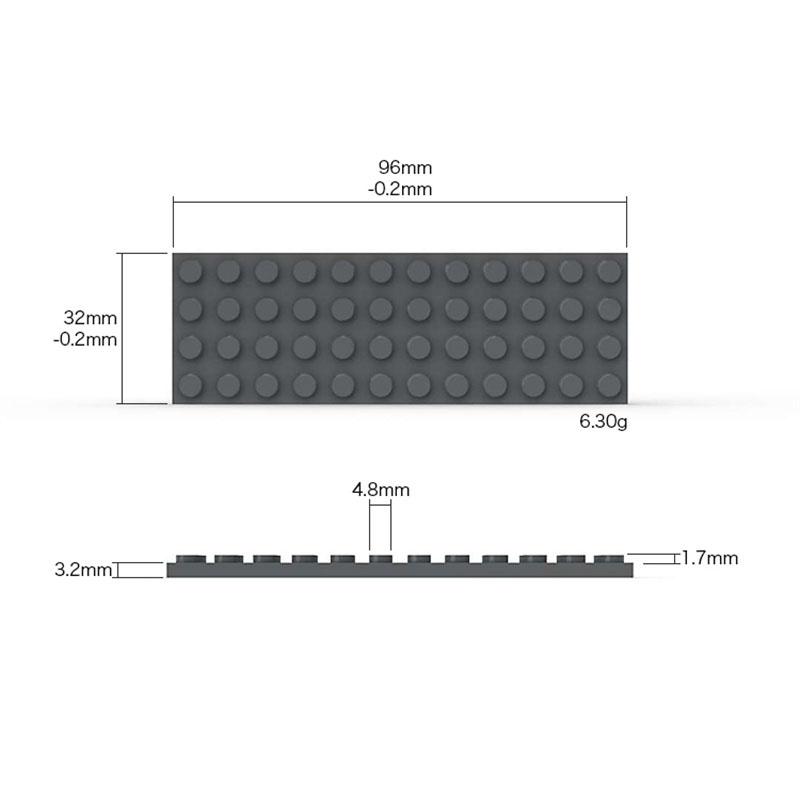 10pcs DIY Building Blocks Thin Figures Bricks 4x12 Dot Educational Creative Compatible With Brand Plastic Toys for Children 3029