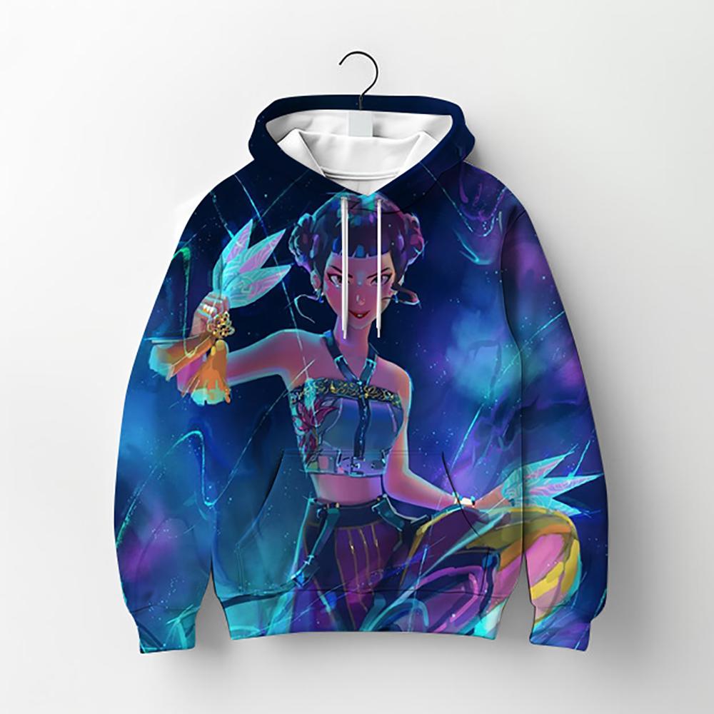 

Kpop Мисливці на Демонів Толстовки Одяг для Маленької Дівчинки Мода Повсякденні Пуловери Топи K-Pop Мисливці на Демонів Світшоти З Капюшоном Дитячі Комплекти 130