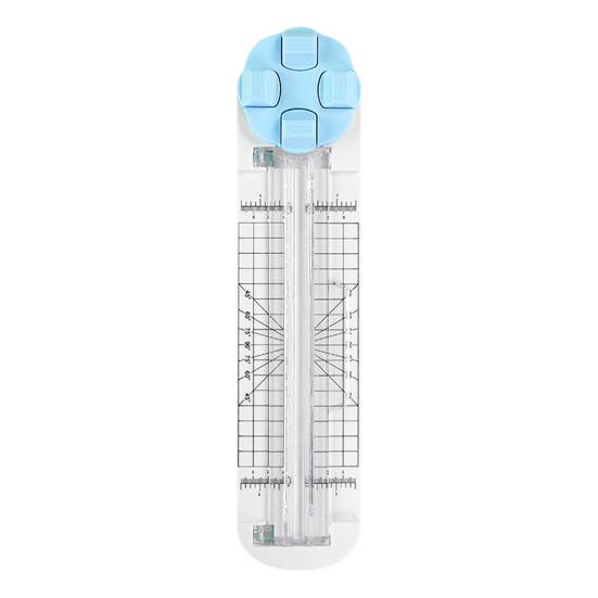 4 In 1 Paper Trimmer Bidirectional Cutting Rugged Smooth Interchangeable Blades Compact Design Craft Paper Cutting Tool