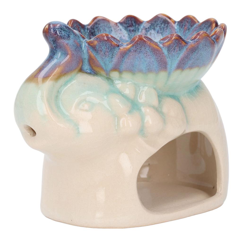 Elefant Keramik Aroma Duftwachswärmer Eisriss Textur Muster Kerze Ätherisches Öl Brenner