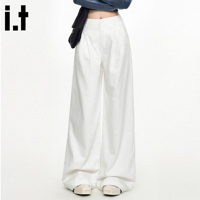 CHOCOOLATEit Women's Summer Drape Wide-Leg Pants