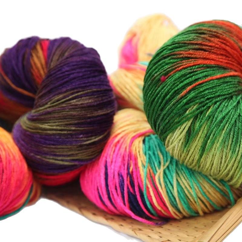 6PCS Soft Acrylic Yarn for Knitting and Crocheting Sweater,Scarf,Blanket,Carpet,Doll Cushion Threads,DIY Knit Crafts,4PLY