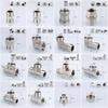 201/304 Stainless Steel 1/2", 3/4" BSP Threaded Plumbing Fittings (Reducing Elbow, Tee, Coupler, Butt Joint) - 1/2" BSP Male-Fem