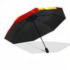 1PC Flame Rose Automatic Folding Umbrella Portable Collapsible 8-Rib Umbrella for All Seasons, Casual Outdoor Accessory, A31