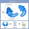 Houxin Silicone Noise-Canceling Earplugs for Sleep and Study - Portable and Silent Set