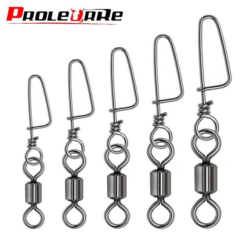 American Swivel Snap Fishing Lure Connector - Figure-Eight Loop Quick Swivel Accessories