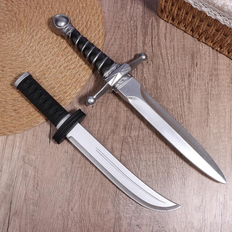 Simulare Pumnal Pumnal Copii Sabie Armă Film Cosplay Sabie Prop Joc de rol Cadou Armă de siguranță Model Jucărie Cadouri pentru copii