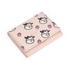 Women Cute Wallet Cow Print Pu Leather Business Card Holder Female Girl'S Coin Pouch Women Tri-Fold Cartoon Carteras Para Mujer