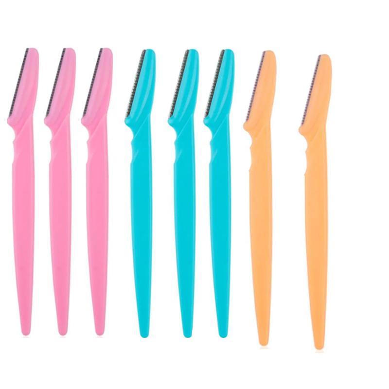 

3/10 шт. Бритва для брів Тример для брів Жіноча бритва для обличчя Бритва для видалення волосся Леза для гоління брів для косметики Інструменти для макіяжу