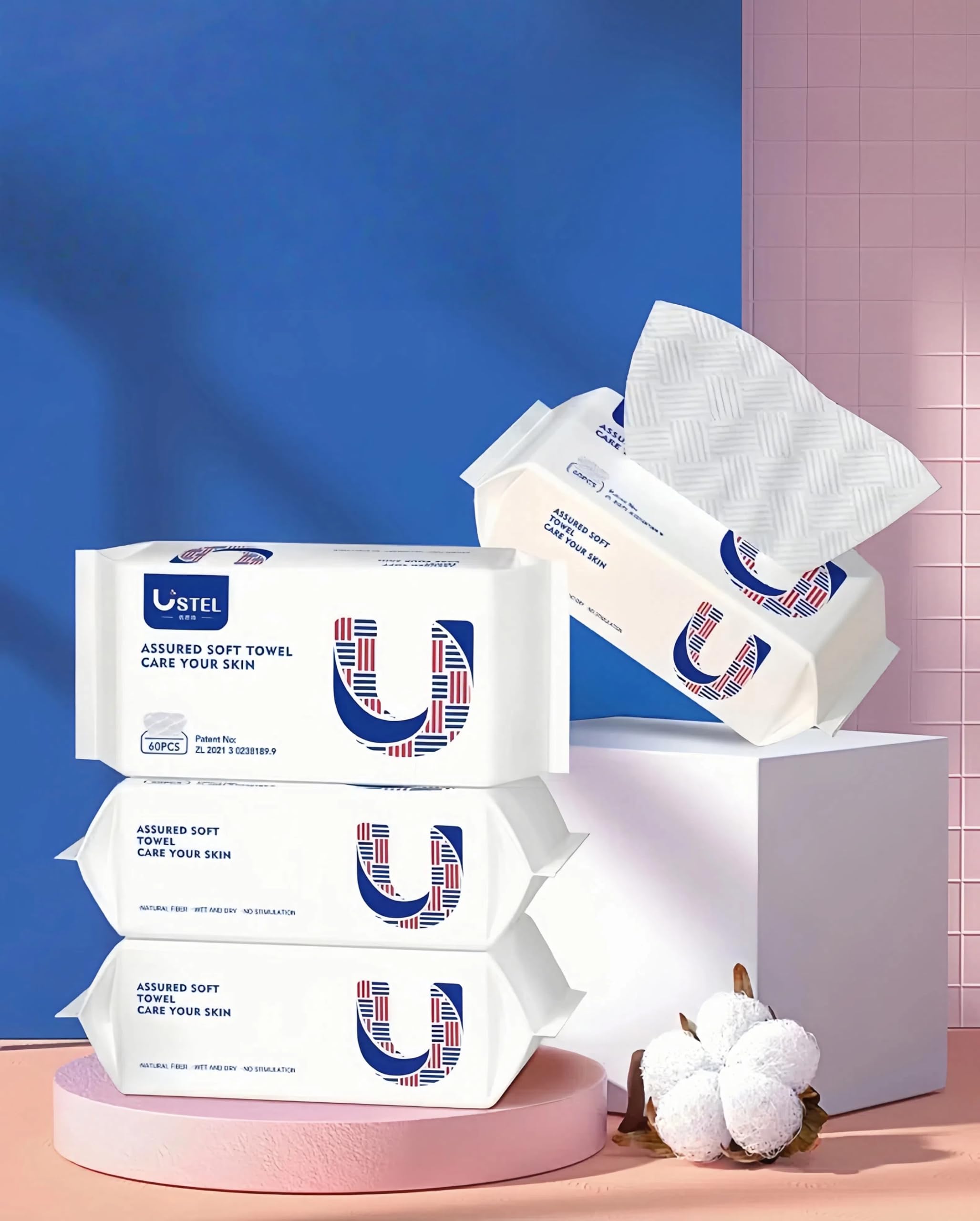 

Cleansing towels, 60 sheets (3-pack)