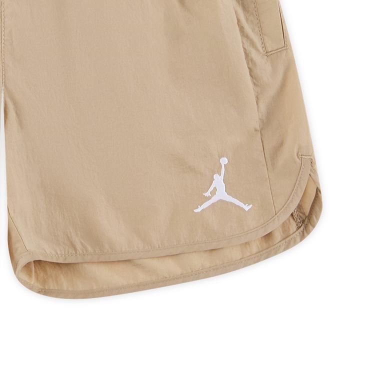 Jordan Lemonade Stand High Flying Woven Comfortable Lightweight Sports Shorts Kids Shorts Legend-Brown HJ2131-209