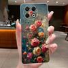 Jelly Case For Tecno Spark 30 Pro KL7 Fundas Flower Butterfly Bow Phone Case Spark 30pro 4G Soft Silicone Transparent TPU Cover