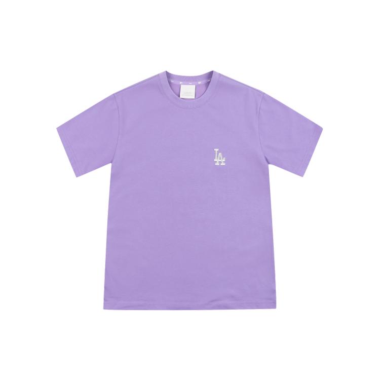 MLB Los Angeles Dodgers T Shirts Unisex Purple Crew Neck Moderate Straight Fit 31TS03131-07V