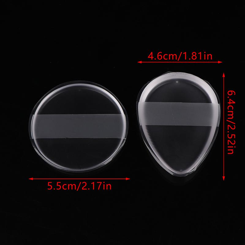 1Pcs Transparent Silicone Gel Powder Puff Sponge Face Conceale Cosmetics Puff Accessories For Foundation Bb Cream No Powder