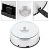 Rotary Stand LED Display Base Silver LED Display Stand  For Crystal Glass Figurine
