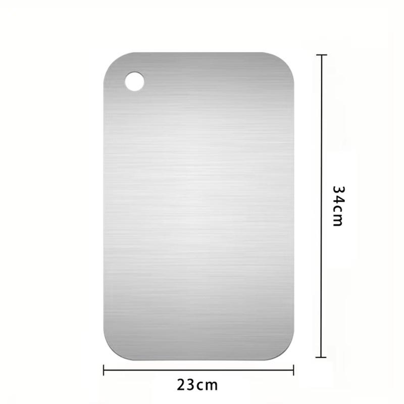 Stainless Steel Non-slip Thick Cutting Board - Large, Anti-mold, Needle Design for Household Use