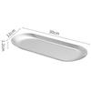 Stainless Steel Oval Serving Tray Towel Storage Dish Plate Fruit Dessert Sushi Snack Serving Dishes Gold Trinket Display Trays