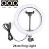 12inch RGB Led Ring Light With 0.5/1.6 Tripod Colorful 33/26cm Photographic Selfie Lighting For Youtube Live With Remote Control