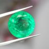 Muzo Kolumbianischer Smaragd Rundschliff Natürlich 8 bis 10 Karat Loser Edelstein ZERTIFIZIERT MQ-E7