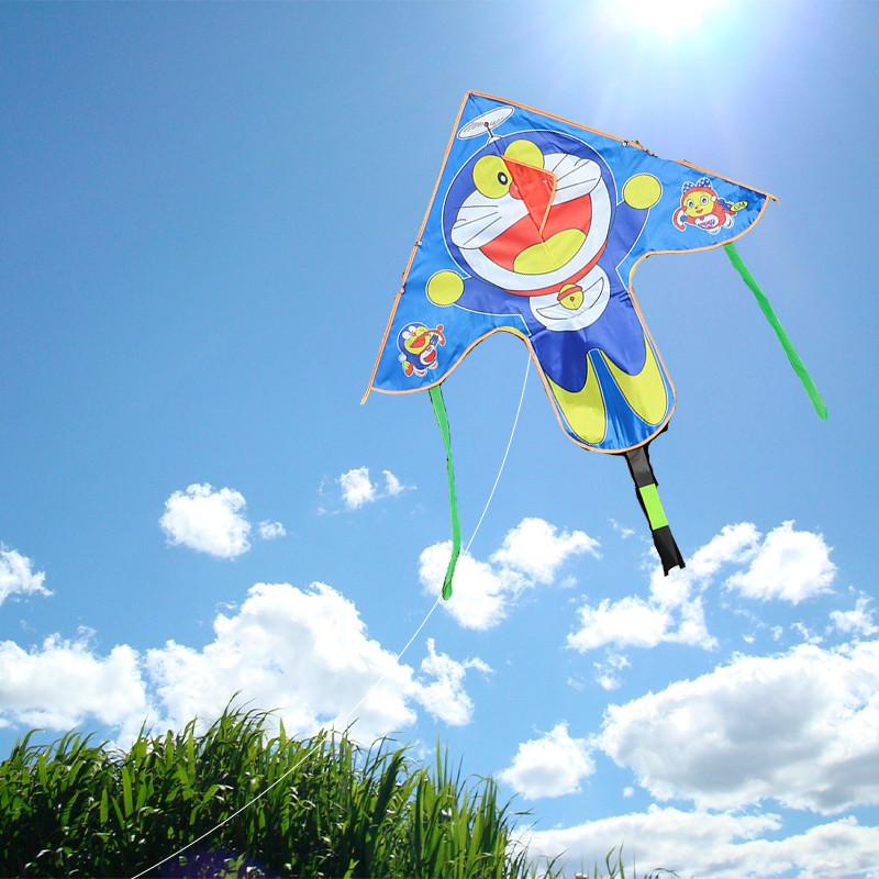 1.2 Meter Children's Curved Edge Kite With High Definition Printing Triangular Kite For Ground Stall And Park