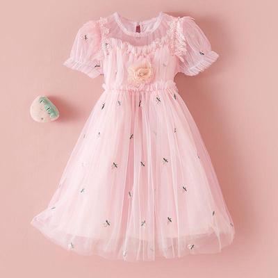 Girls' Summer Mesh Skirt: Princess Dress for Children and Babies