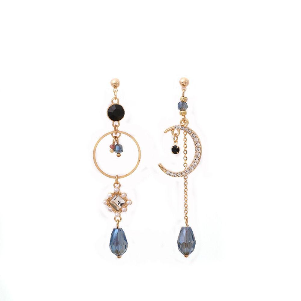 Tassel Unique Star Korean Style Earrings Crystal Ear Drop Female Dangle Earrings Fashion Jewelry