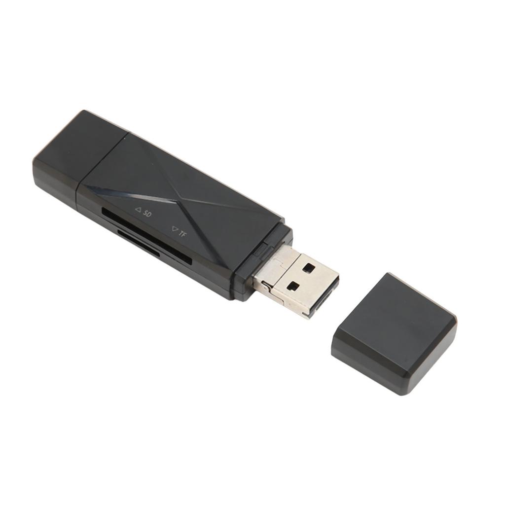 Speicherkartenleser Tragbarer Mini 3 in 1 USB C USB 2.0 Micro USB Speicherkartenleser mit 3 Anschlüssen