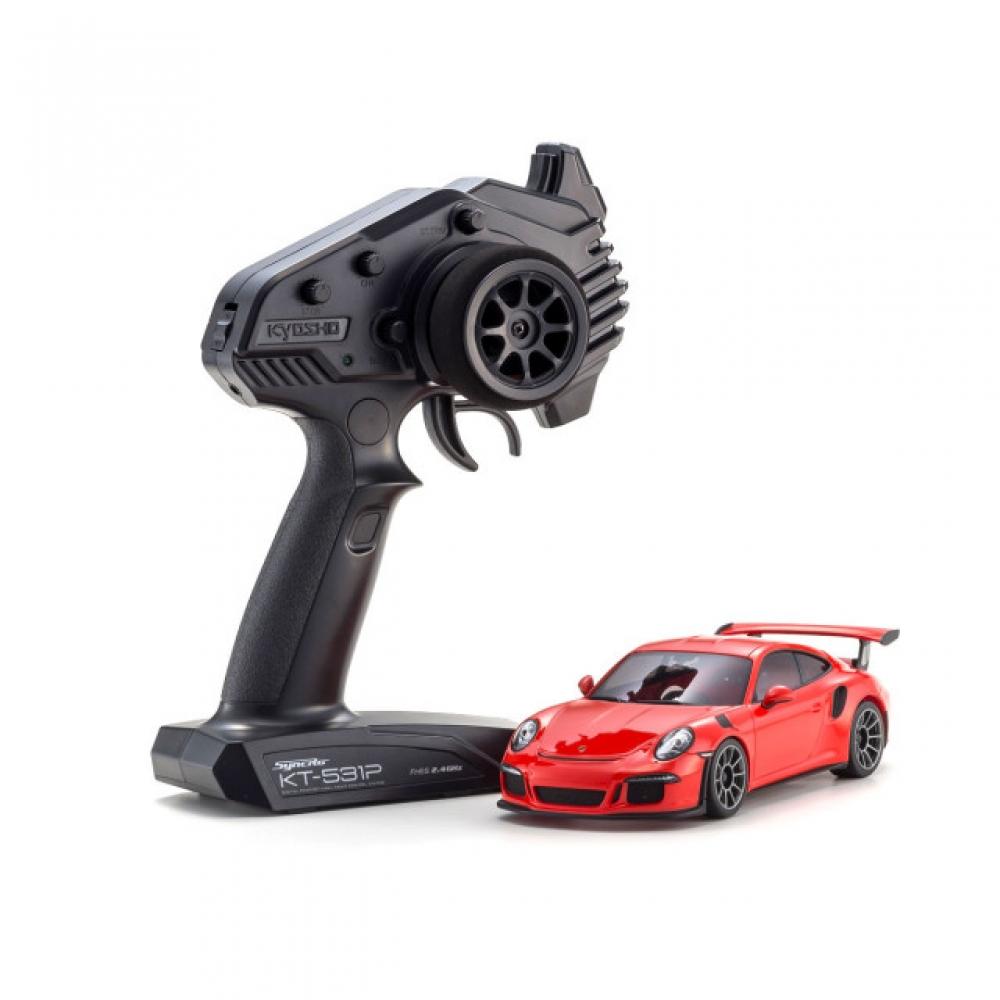 

Kyosho PoRsche 911 Gt3 Rs Rwd Mr 04 Readyset Лавовый Оранжевый