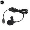 Mini USB Microphone Outdoor Sports DV Lavalier Mini USB External Microphone for GoPro Hero 3 3+ 4 Cameras Accessory 10pin 1.5m