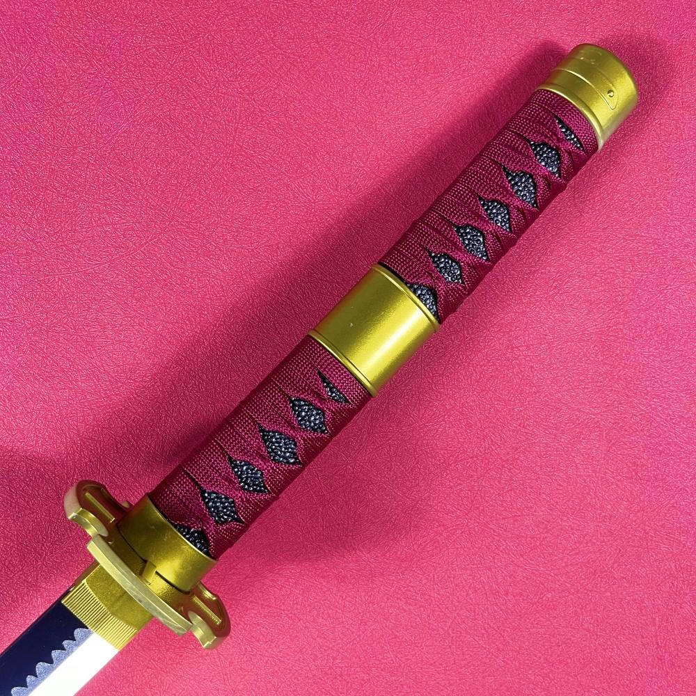 40inch Luminous Zoro Katana Bright Sword Blade Samurai Sabre Anime Cosplay Prop Ninja Knife Real Full Size Japanese Katana Toy