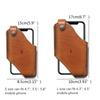 Belt Bag Brown Black PU Leather Mobile Phone Bag Phone Wallet Belt Waist Bag Phone Waist Bag