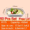 Disposable Food Grade Aluminum Foil Food Containers Perfect For Takeout Catering And Baking