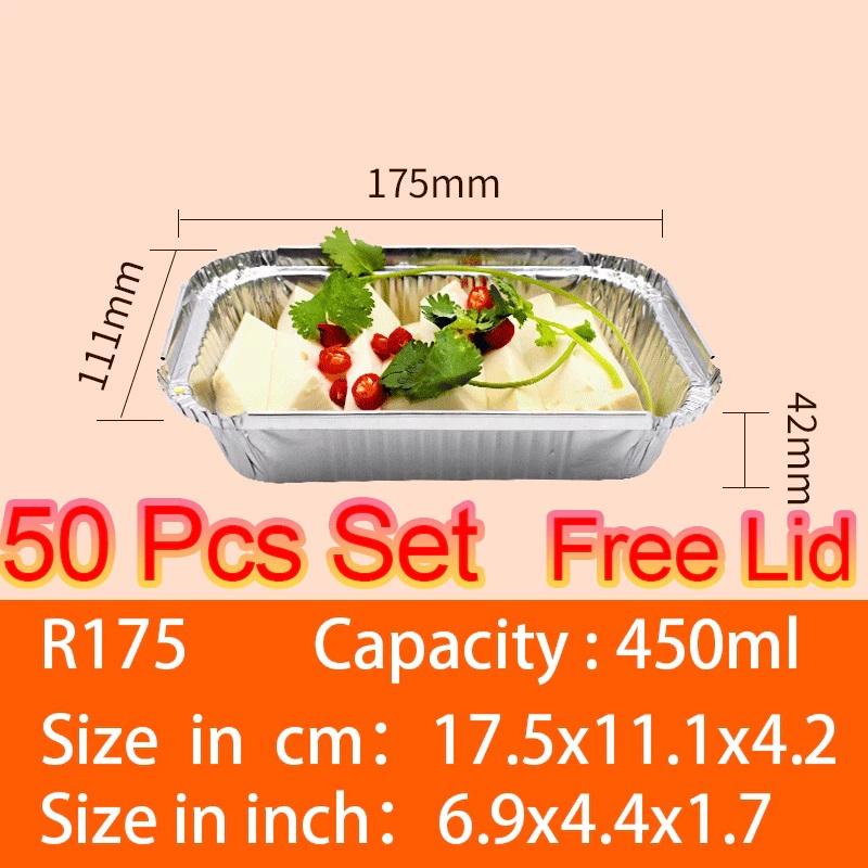 Disposable Food Grade Aluminum Foil Food Containers Perfect For Takeout Catering And Baking